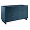 Manhattan Comfort Granville 55.07 Double Wide Dresser in Midnight Blue DR-5034 - alternate 6